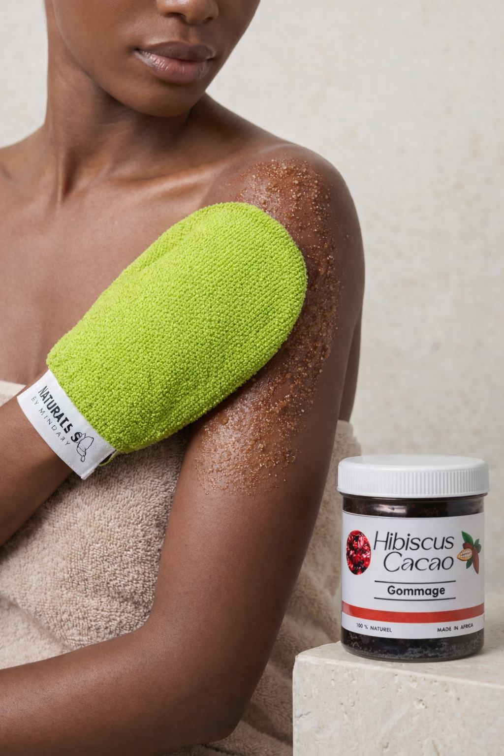 Duo Gant Exfoliant - Gommage Hibiscus Cacao